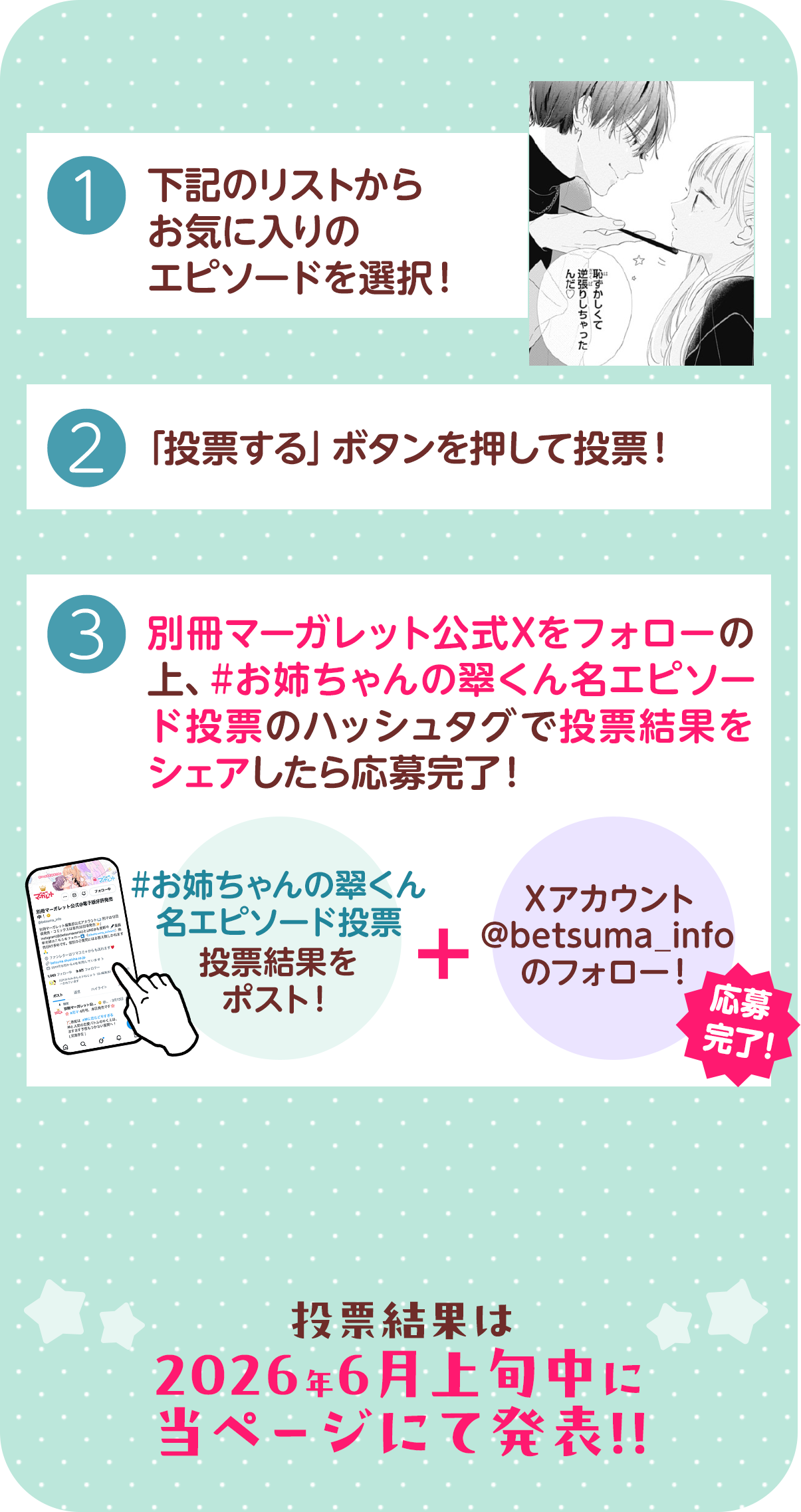 私のNo.1翠くんor菖 『お姉ちゃんの翠くん』名エピソード投票＆シェア